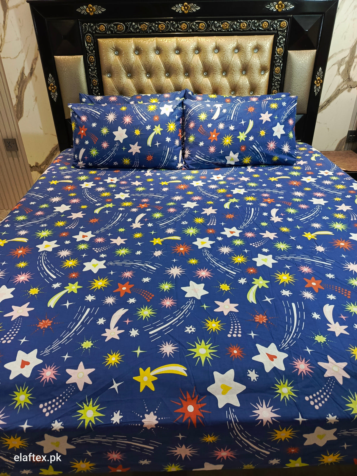 Stars Glow in The Dark Cotton Bedsheets