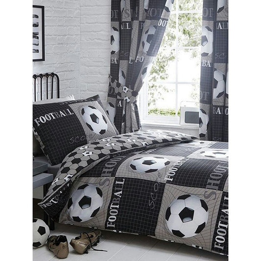 Football Shoot Cotton Single Bedsheets