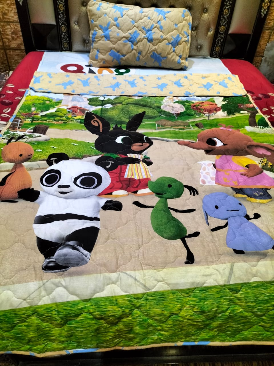 Panda Kids & Friends Cotton Bedsheets
