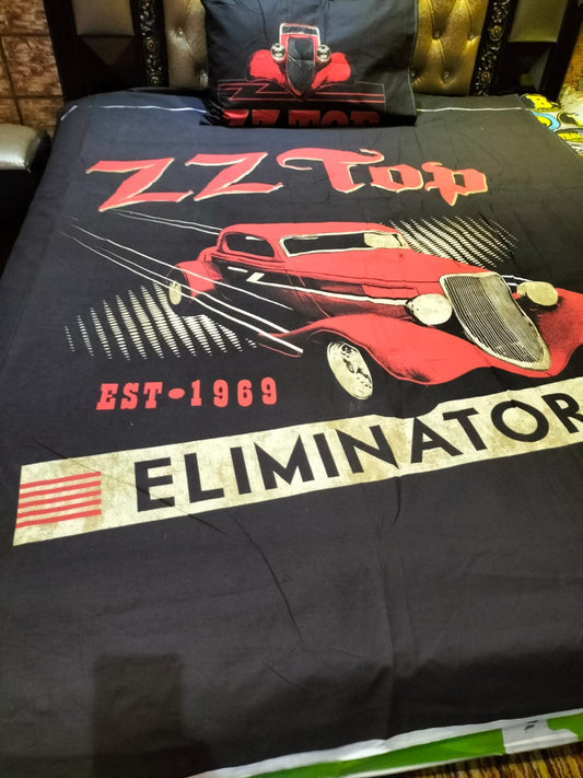 Zz Top Eliminator Cotton Bedsheets