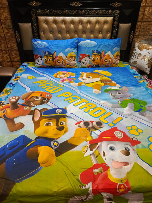 Paw Patrol 🐕Double Bedsheet