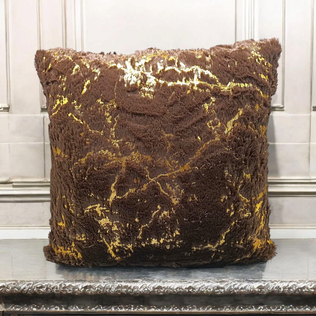 Farr Golden Marble Cushions Covers