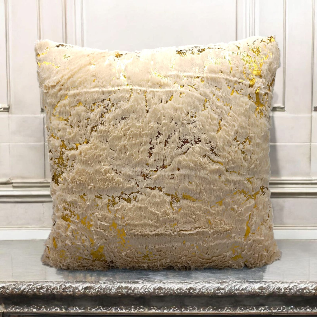 Farr Golden Marble Cushions Covers