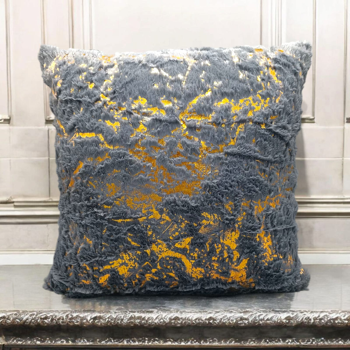 Farr Golden Marble Cushions Covers