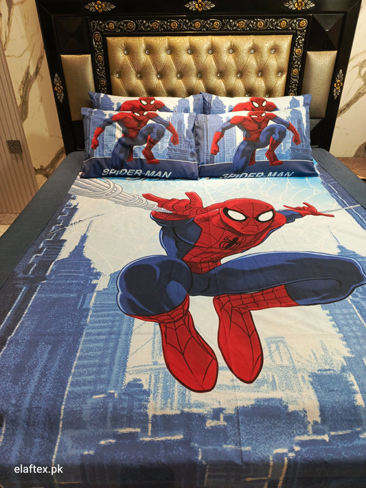 Spiderman Marvel Double Bedsheet