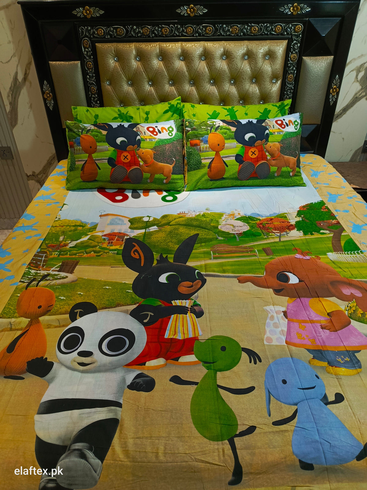 Panda Kids & Friends Cotton Bedsheets
