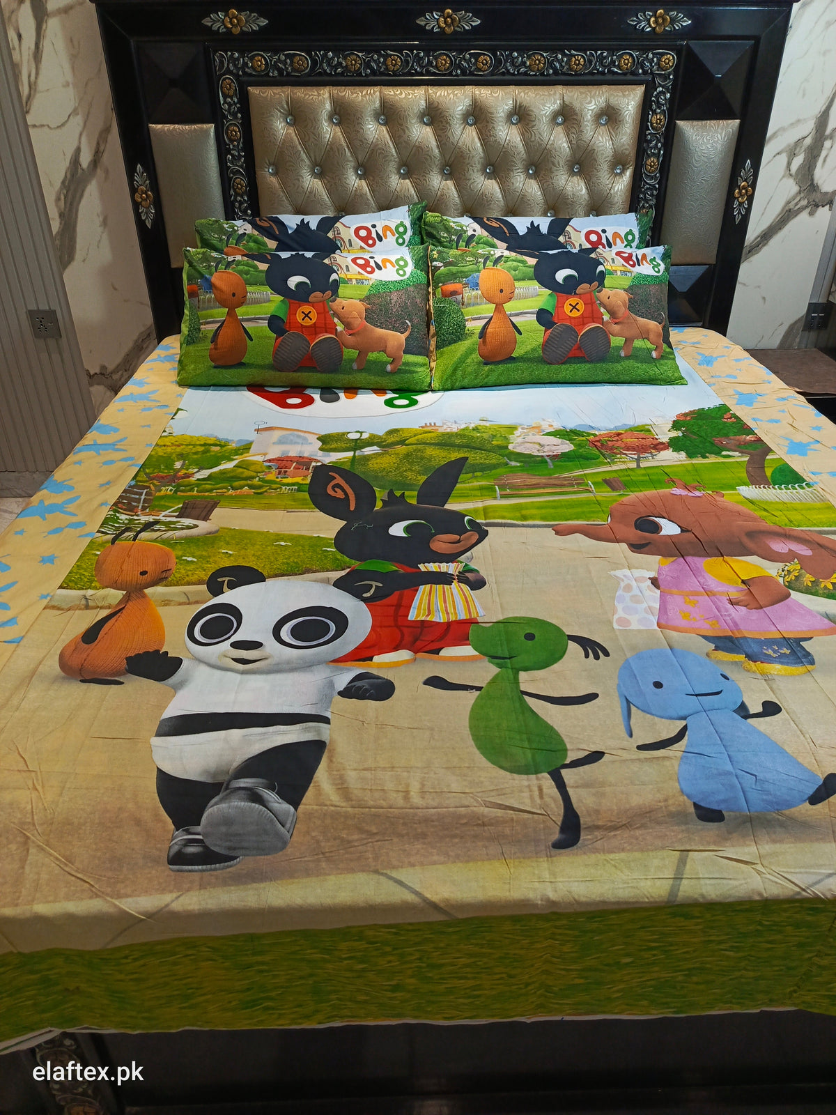 Panda Kids & Friends Cotton Bedsheets
