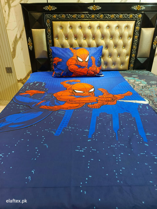 Spiderman Royal cotton Bedsheets