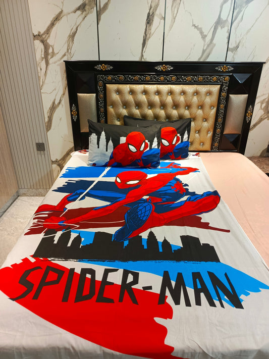 Spider-Man Ultimate Hero Cotton Single Bedsheet