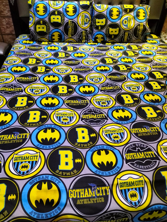 Batman Logo Double Bedsheet