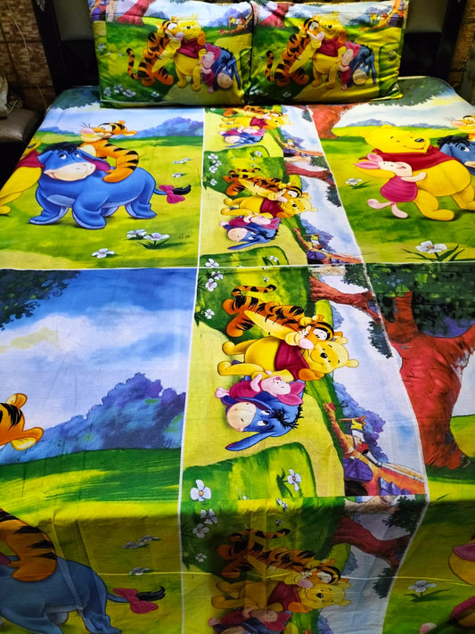 Winnie The Pooh Double Bedsheet