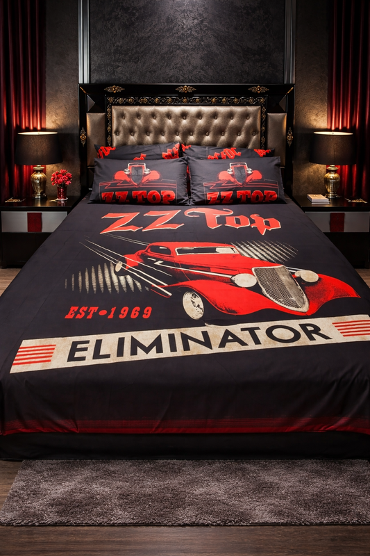 ZZ TOP ELIMINATOR DOUBLE BEDSHEET