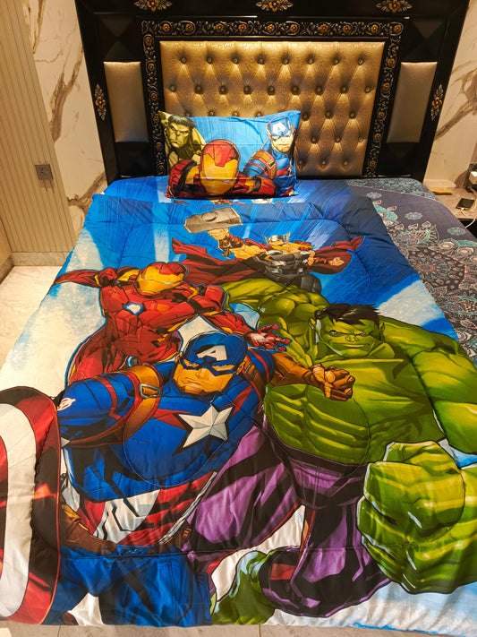 Marvel Avengers 3Pc Comforter Set