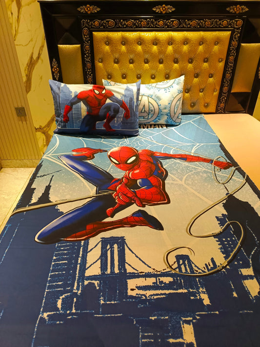 Spider-Man Cotton Bedsheets