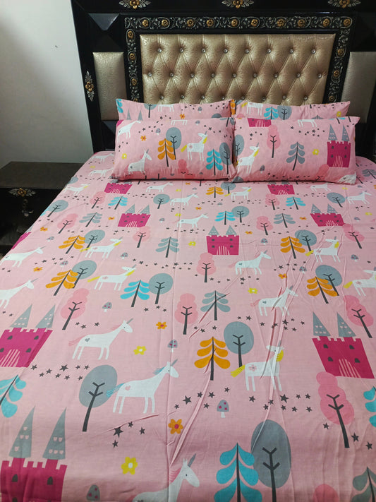 Unicorn Land Double Bedsheet