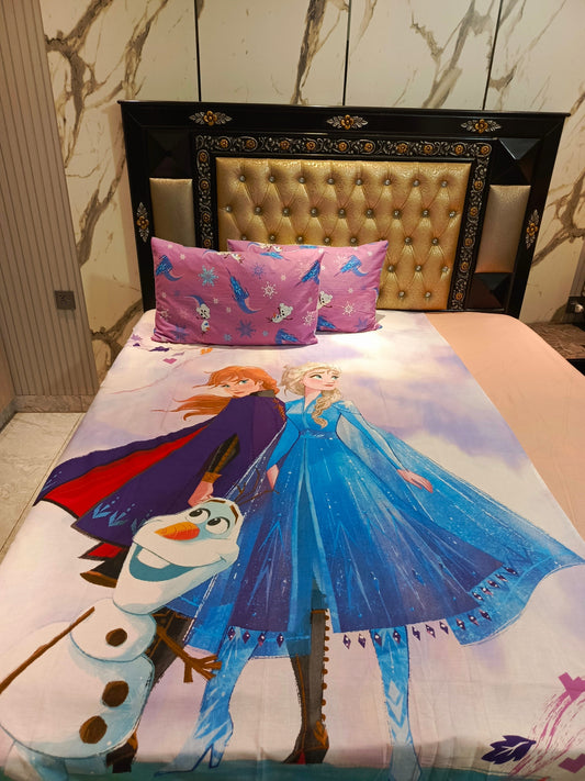Elsa, Anna & Olaf