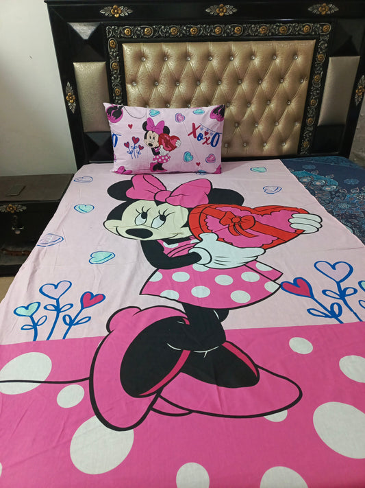 MiniMouse Cotton Bedsheets